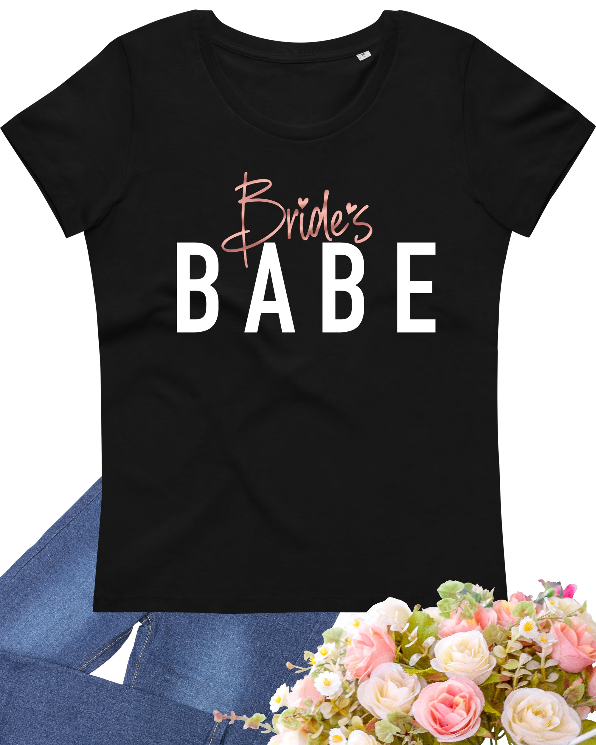 Bride's BABE T-Shirt schwarz