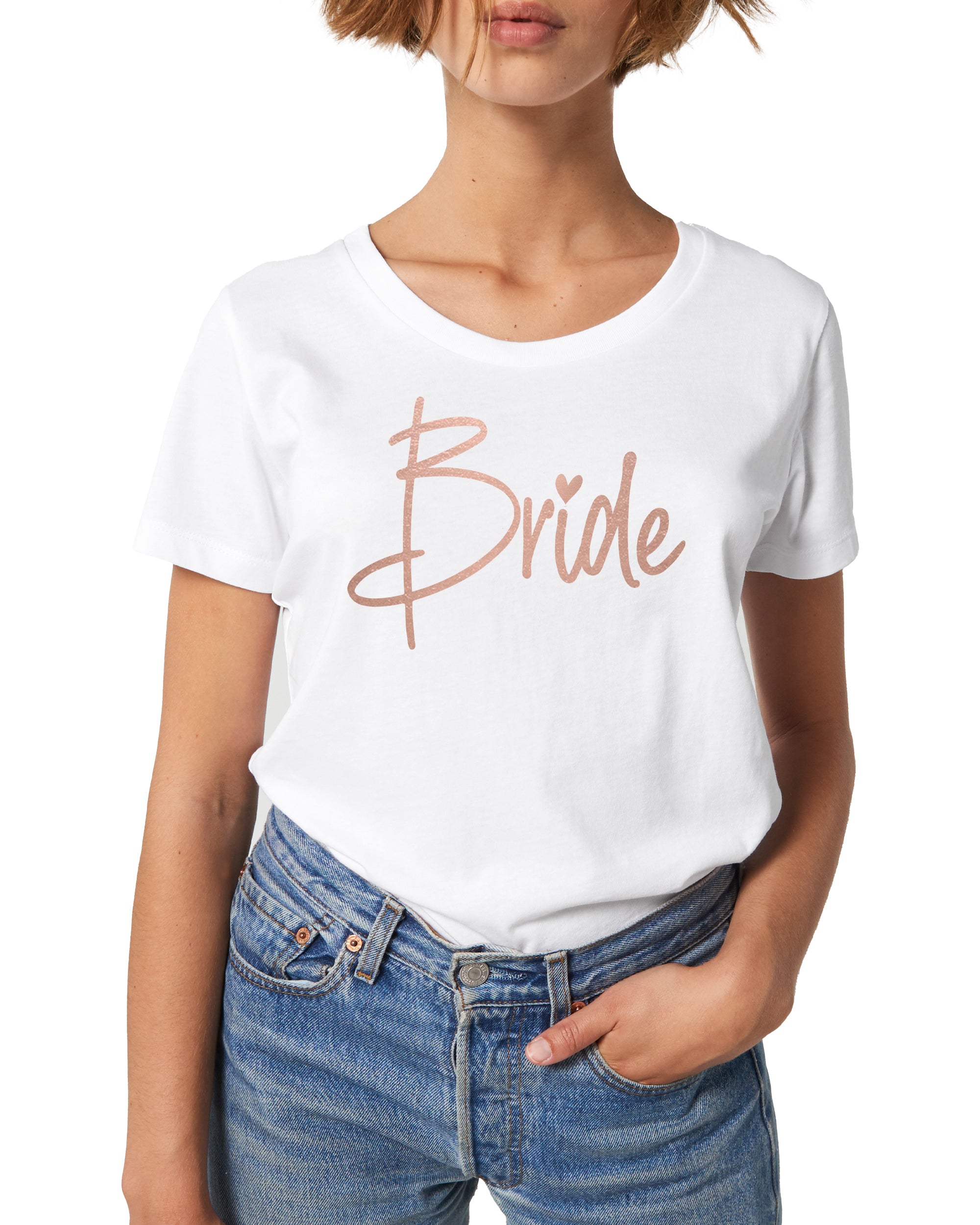 Bride T-Shirt weiß