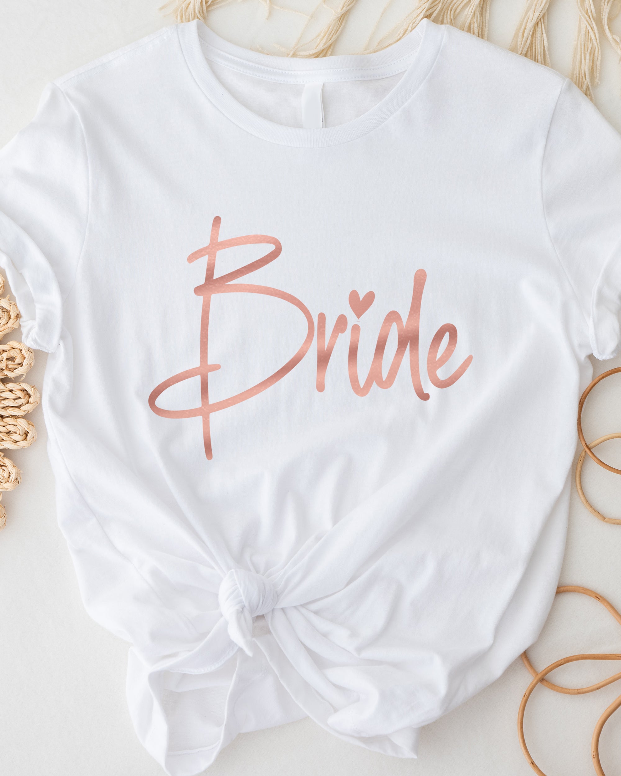 Bride T-Shirt weiß