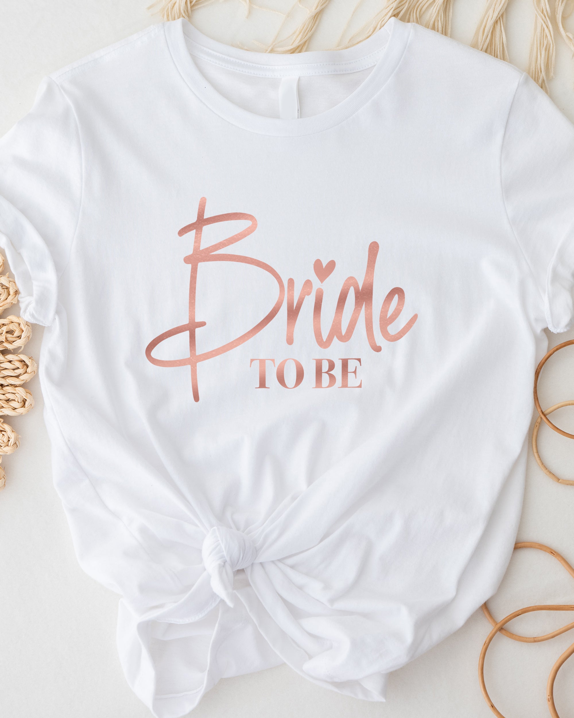 Bride to be T-Shirt weiß