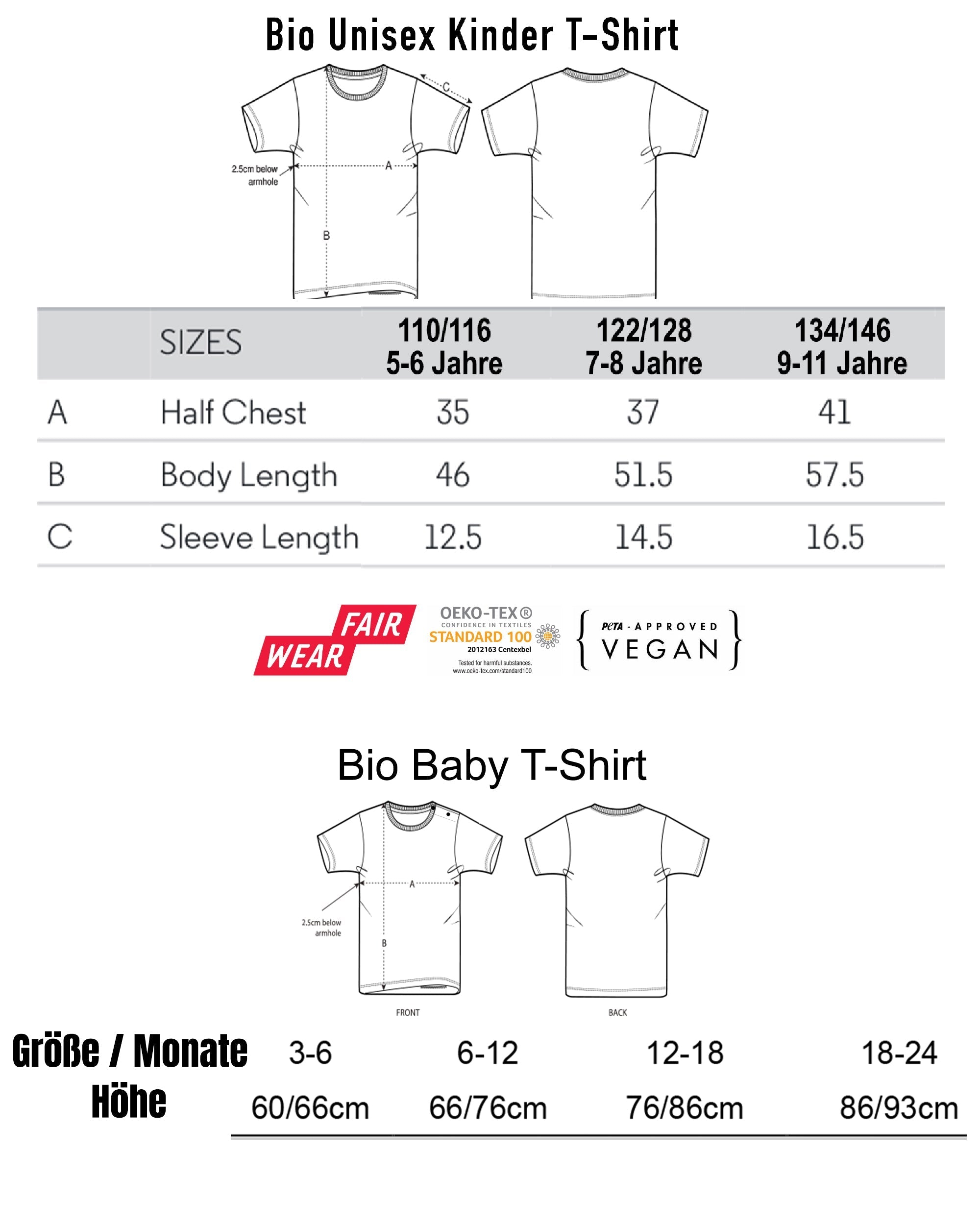 Mama / Papa T-Shirt weiß personalisiert mit Kindernamen