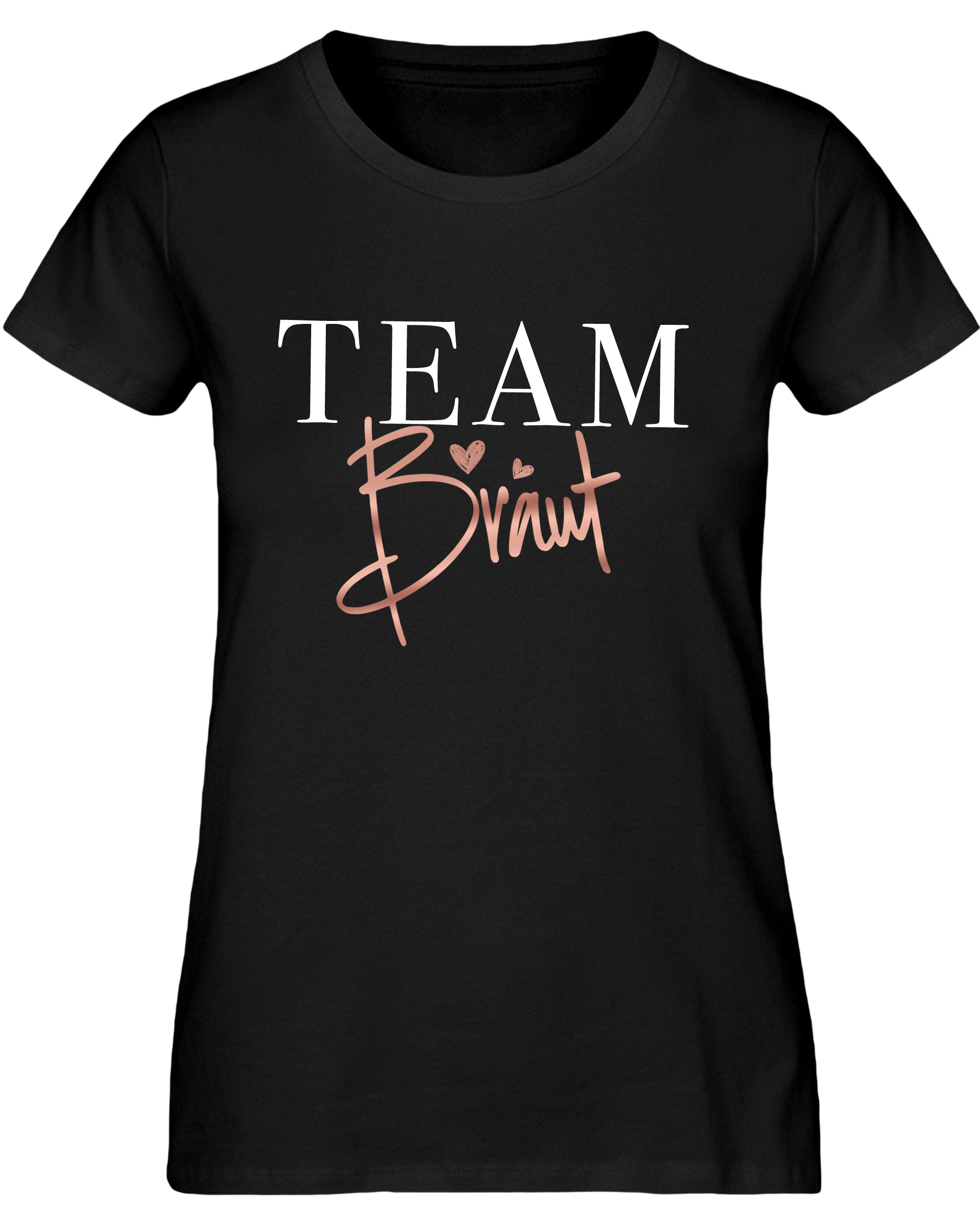 Classic Team Braut T-Shirt schwarz