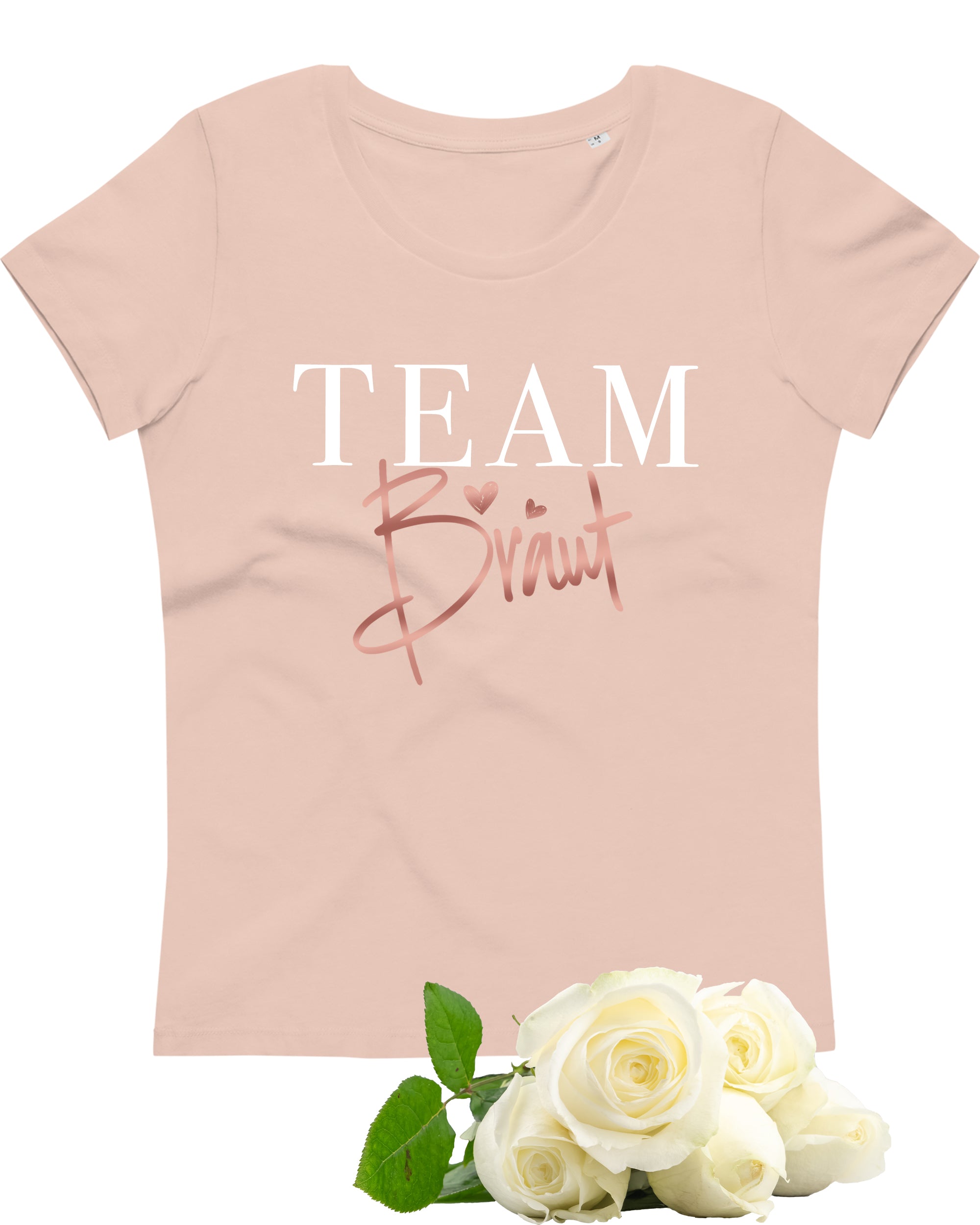 Classic Team Braut T-Shirt Pastellrosa