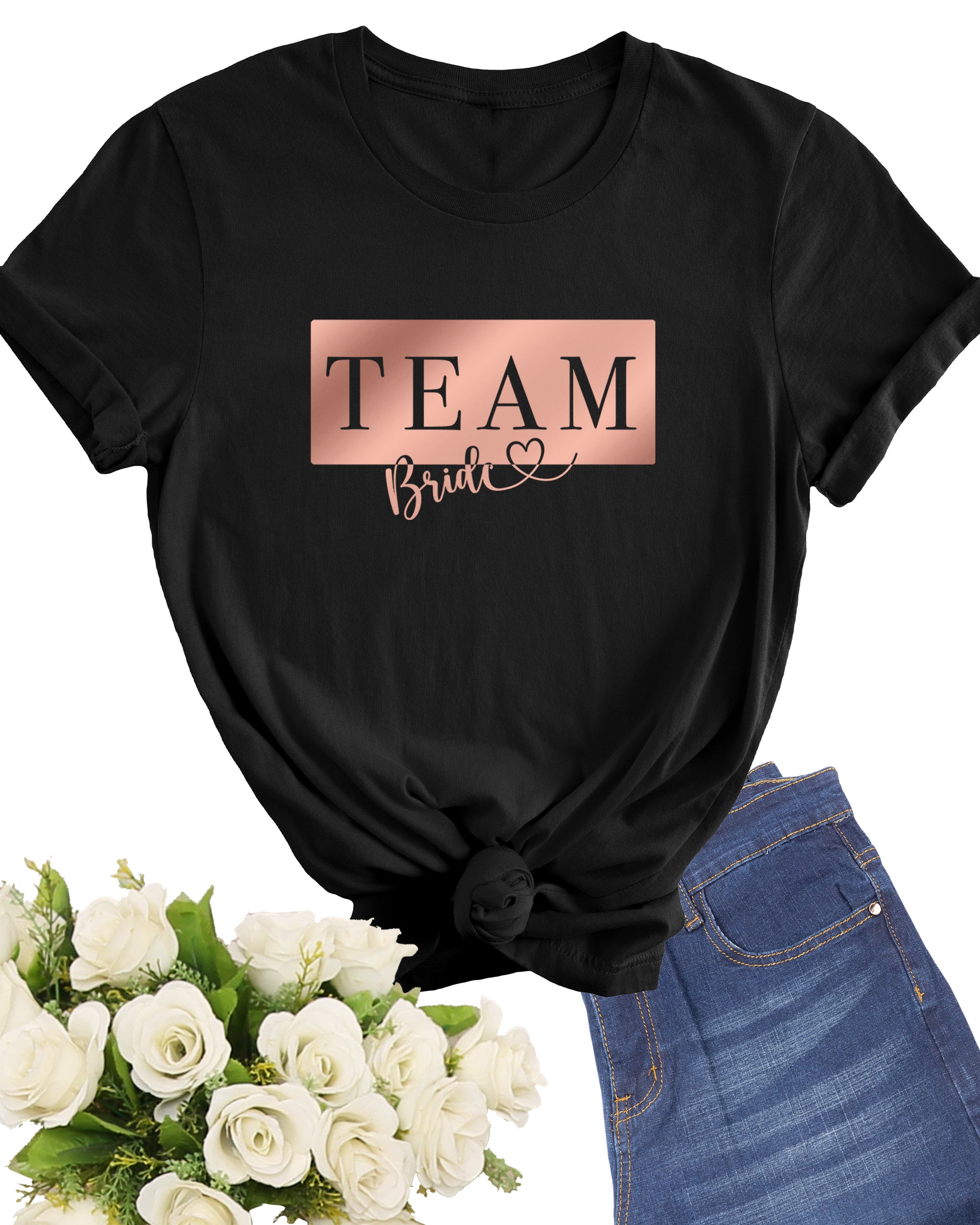 JGA Platte Team Bride Plate T-Shirt schwarz